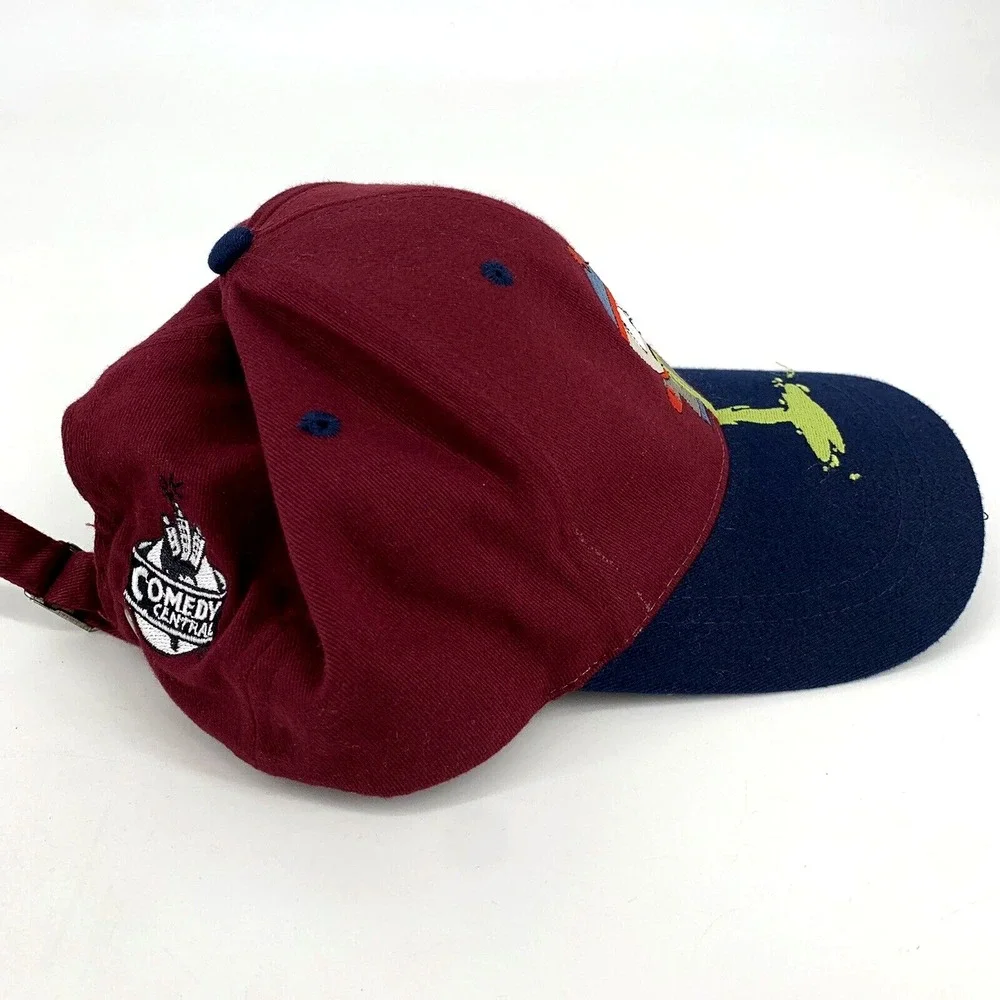 VTG 1998 South Park Stan Marsh Puking Dad Hat Comedy Central Embroidered 90s‎